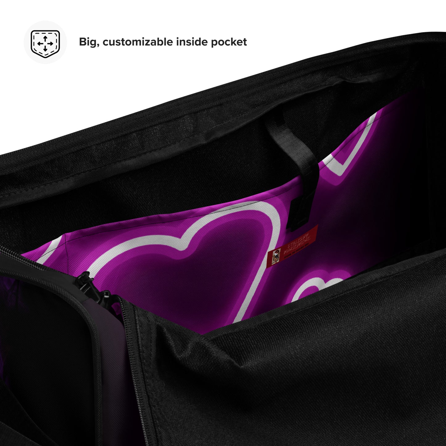 Diva Purple Fire Duffle bag