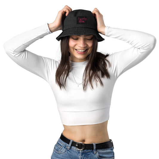 Diva Denim (Pink) bucket hat