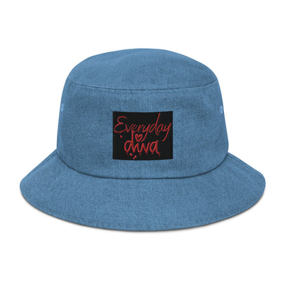 Diva Denim bucket hat