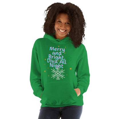 Merry and Bright Diva Hoodie