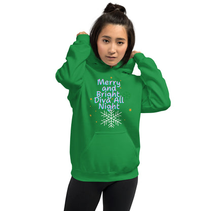 Merry and Bright Diva Hoodie