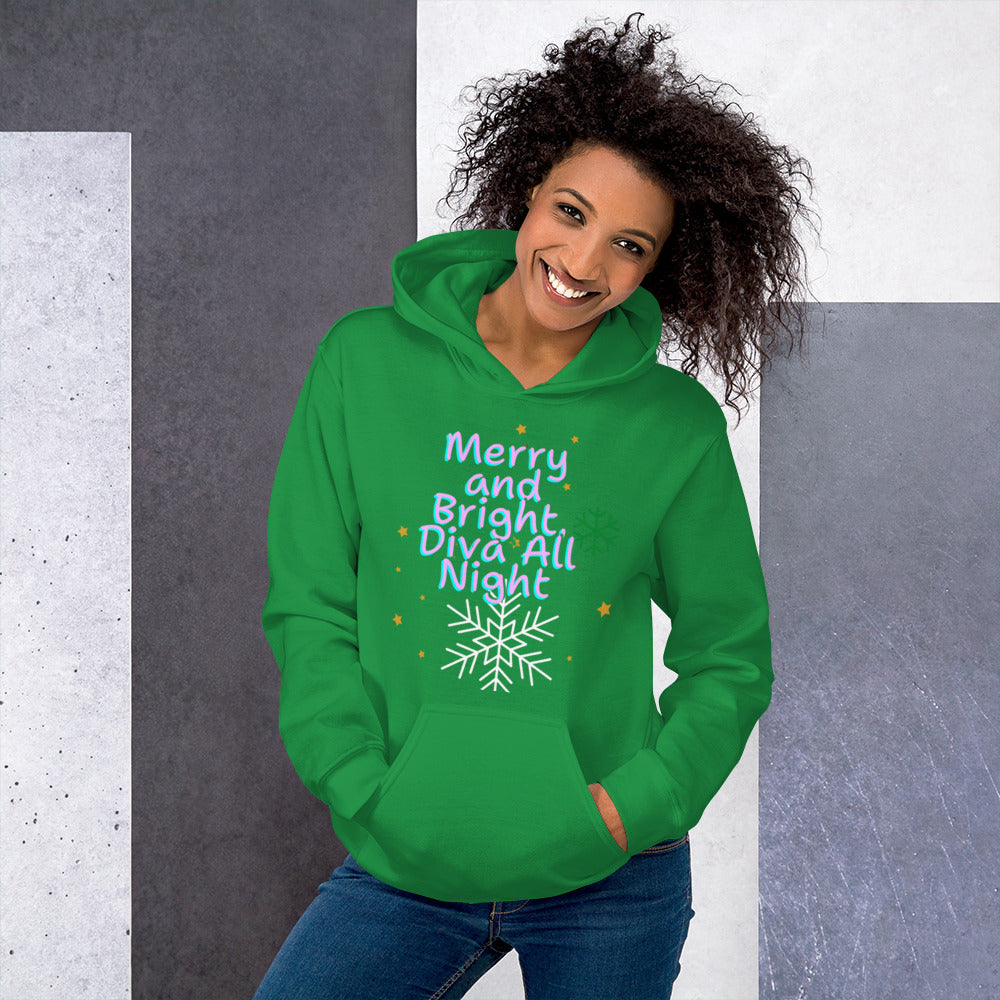 Merry and Bright Diva Hoodie