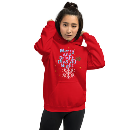 Merry and Bright Diva Hoodie