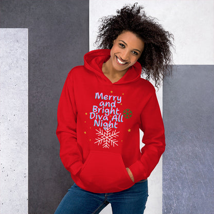 Merry and Bright Diva Hoodie