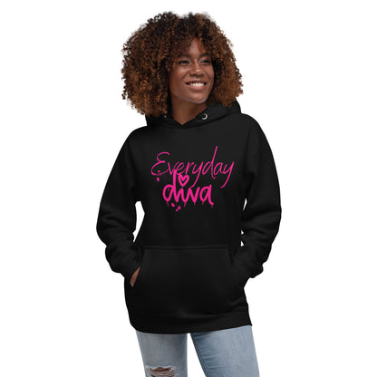 Everyday Diva pink Hoodie