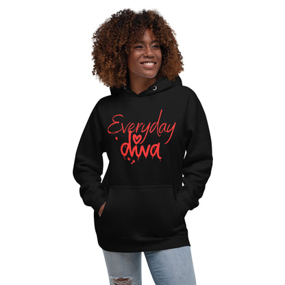 Everyday Diva Red Hoodie