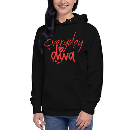 Everyday Diva Red Hoodie