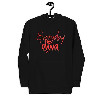 Everyday Diva Red Hoodie