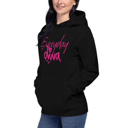 Everyday Diva pink Hoodie