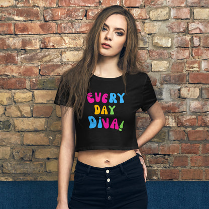 Everyday Diva Neon Crop Tee