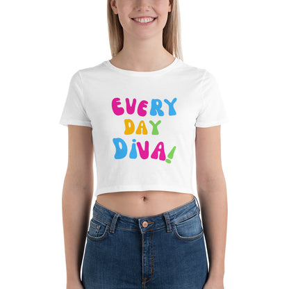 Everyday Diva Neon Crop Tee