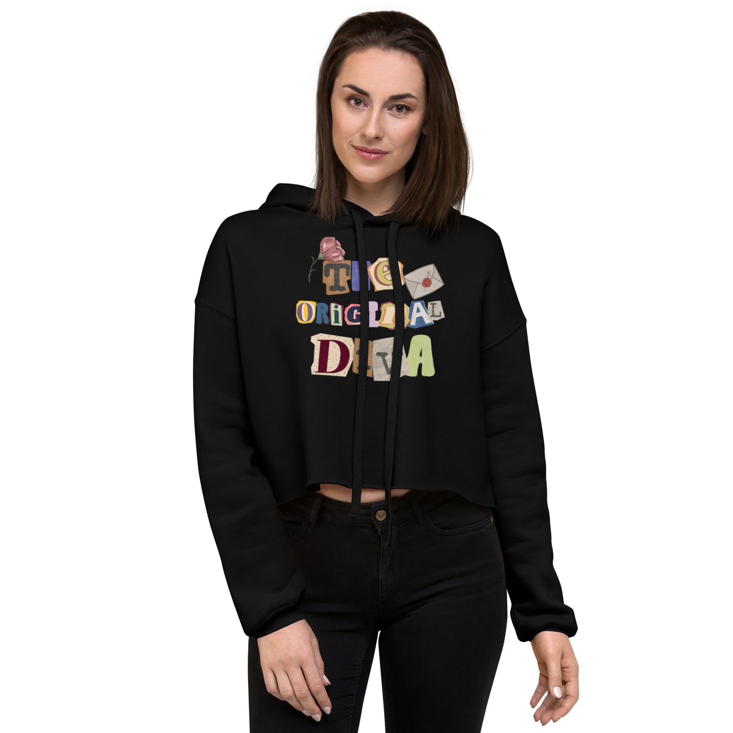 Original Diva Crop Hoodie