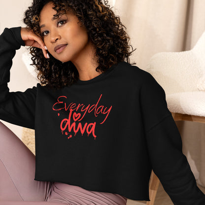 Everyday Diva Crop Sweatshirt