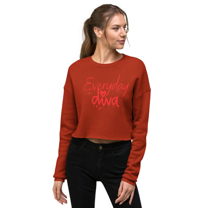 Everyday Diva Crop Sweatshirt