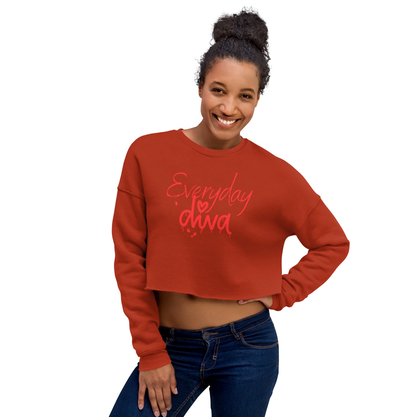 Everyday Diva Crop Sweatshirt