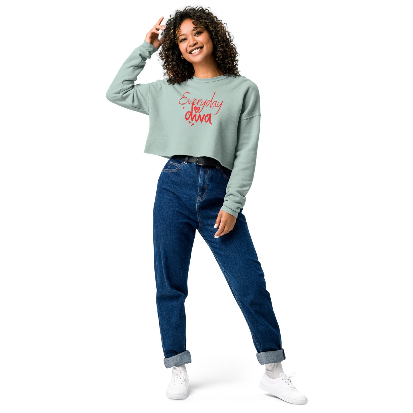 Everyday Diva Crop Sweatshirt