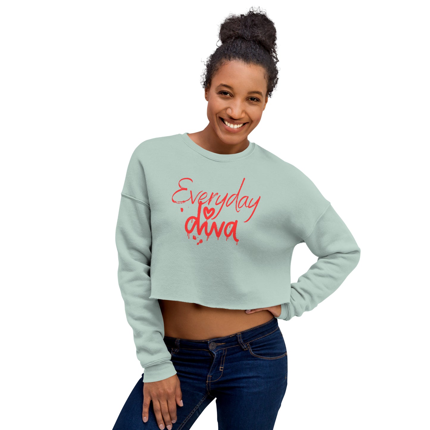 Everyday Diva Crop Sweatshirt