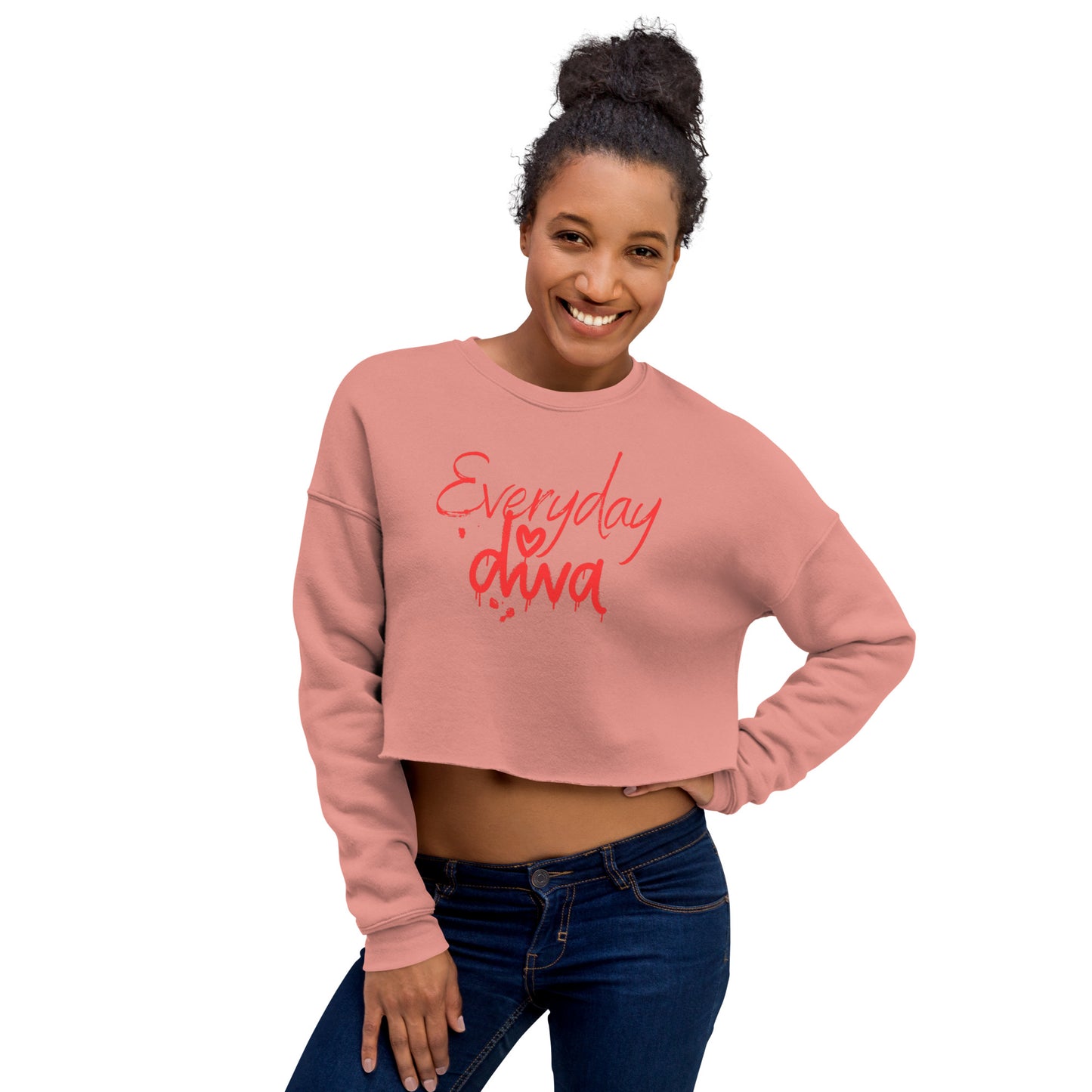 Everyday Diva Crop Sweatshirt