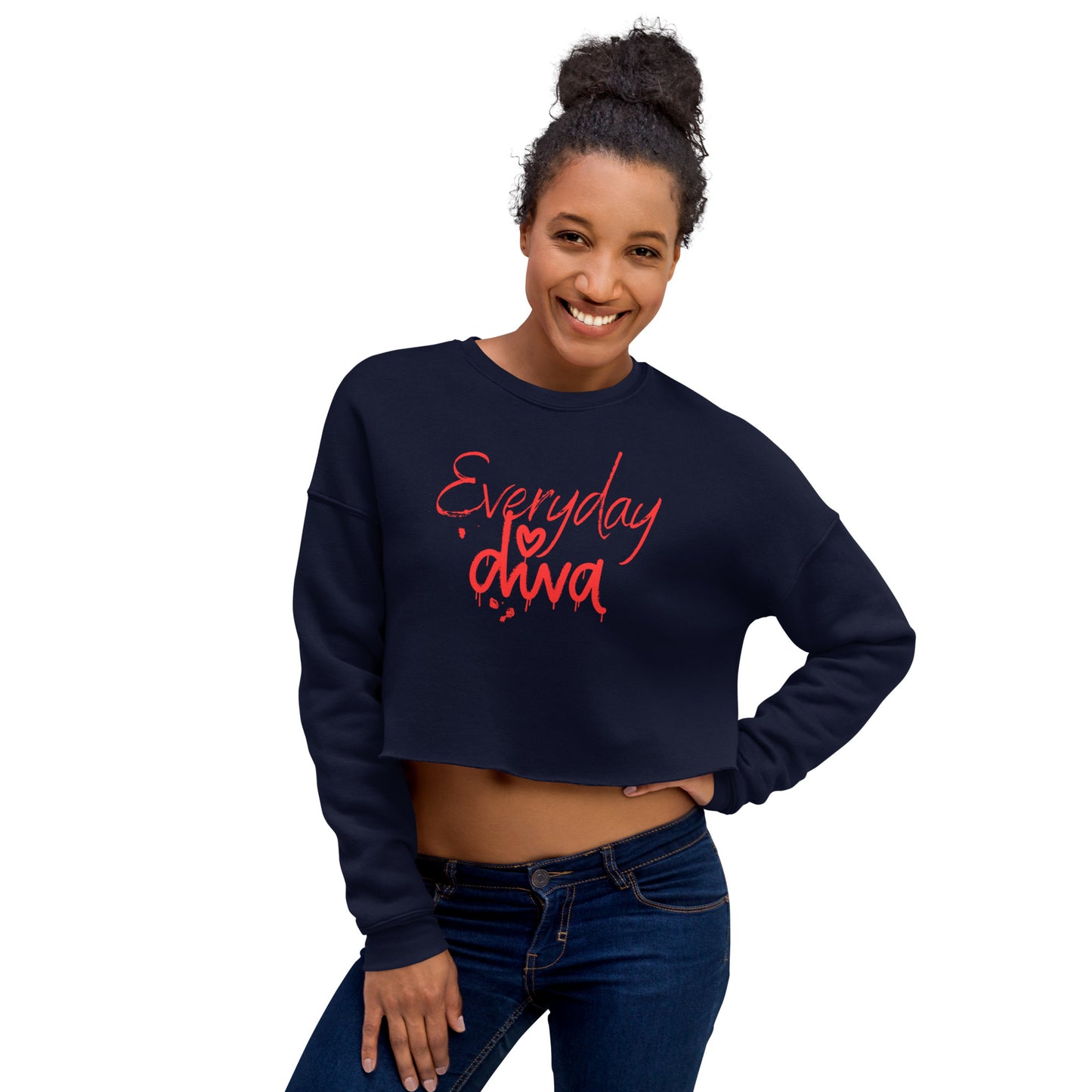 Everyday Diva Crop Sweatshirt