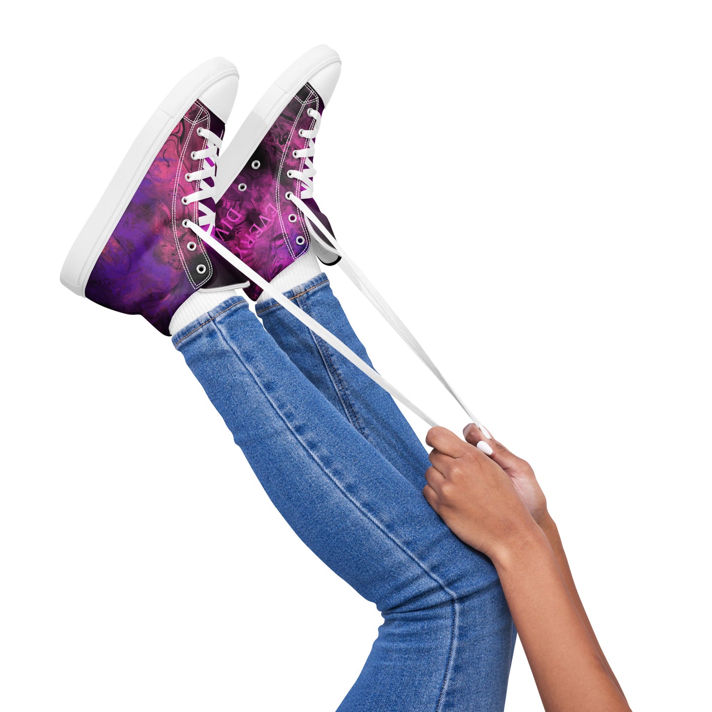 Diva Hightop Canvas shoes (Purple)