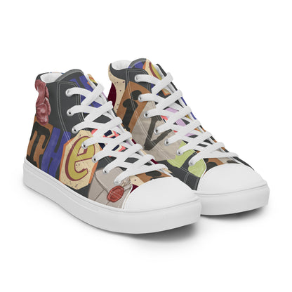 Original Diva high top canvas shoes